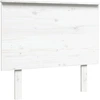 Image de vidaXL Tête de lit blanc 94x6x82,5 cm pin massif