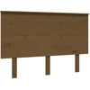 Image de vidaXL Tête de lit marron miel 124x6x82,5 cm Pin massif