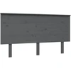 Image de vidaXL Tête de lit Gris 144x6x82,5 pin massif