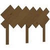 Image de vidaXL Tête de lit marron miel 122,5x3x80,5 cm Pin massif