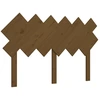 Image de vidaXL Tête de lit marron miel 132x3x81 cm Pin massif
