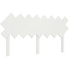 Image de vidaXL Tête de lit blanc 159,5x3x80,5 cm Pin massif