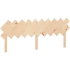 Image de vidaXL Tête de lit 196x3x80,5 cm pin massif