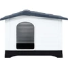 Image de vidaXL Niche pour chiens Gris 90,5x68x66 cm Polypropylène