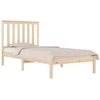 Image de vidaXL Lit en bois massif sans matelas