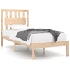 Image de vidaXL Lit en bois massif pin 90x190 cm