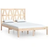 Image de vidaXL Lit en bois massif pin 120x190 cm