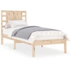 Image de vidaXL Lit en bois massif 90x190 cm