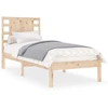 Image de vidaXL Lit en bois massif sans matelas 90x200 pin