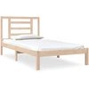 Image de vidaXL Lit en bois massif sans matelas 90x190 cm pin