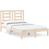 Image de vidaXL Lit en bois massif 120x190 cm