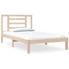 Image de vidaXL Lit en bois massif sans matelas 90x200 pin
