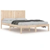 Image de vidaXL Lit en bois massif sans matelas 160x200 cm pin