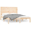 Image de vidaXL Lit en bois massif 140x200 cm
