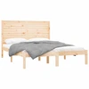 Image de vidaXL Lit en bois massif 160x200 cm