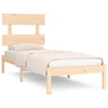 Image de vidaXL Lit en bois massif 90x190 cm