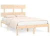 Image de vidaXL Lit en bois massif 160x200 cm