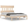 Image de vidaXL Lit en bois massif 140x200 cm