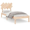 Image de vidaXL Lit en bois massif 90x190 cm
