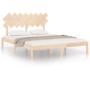 Image de vidaXL Lit en bois massif 160x200 cm