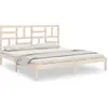 Image de vidaXL Lit en bois massif sans matelas 180x200 cm