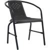 Image de vidaXL Chaises de jardin 8 pcs. Aspect rotin plastique et acier 110 kg