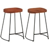 Image de vidaXL Gavin tabouret de bar 2 pcs. 45x40x63 cm bois massif manguier