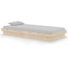 Image de vidaXL Lit en bois massif 90x190 cm