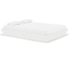 Image de vidaXL Lit en bois massif blanc 140x190 cm