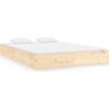 Image de vidaXL Lit en bois massif sans matelas 160x200 cm