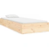 Image de vidaXL Lit en bois massif 90x190 cm