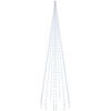 Image de Sapin de Noël à LED pour mât de drapeau Blanc froid 310 LED 300 cm