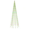 Image de vidaXL Sapin de Noël à LED pour mât de drapeau Multicolore 732 LED 500 cm