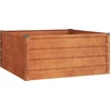 Image de vidaXL Lit surélevé rouillé 100x100x45 cm acier corten