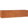 Image de vidaXL Lit surélevé Rouillé 320x80x77 cm acier corten
