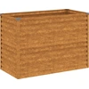 Image de vidaXL Lit surélevé 100x50x69 cm acier corten