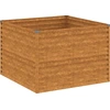 Image de vidaXL Potager surélevé 100x100x69 cm Acier Corten