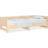 Image de vidaXL Lit de jour extensible en pin massif 2x(90x190) cm
