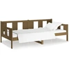Image de vidaXL Lit de jour pin massif brun miel 90x190 cm