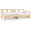 Image de vidaXL Lit de jour extensible pin massif 2x(80x200) cm