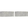 Image de vidaXL Armoires TV 2 pcs. Gris béton 80x30x30 cm Bois composite