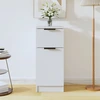 Image de vidaXL Sideboard Blanc 30x30x70 cm Bois composite