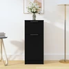 Image de vidaXL Sideboard Noir 30x30x70 cm Bois composite
