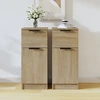 Image de vidaXL Sideboards 2 pcs. chêne Sonoma 30x30x70 cm bois composite
