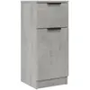 Image de vidaXL Sideboard gris béton 30x30x70 cm Bois composite