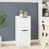 Image de vidaXL Sideboard Blanc 30x30x70 cm Bois composite