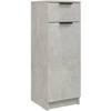 Image de vidaXL Armoire de salle de bain gris béton 32x34x90 cm Bois composite