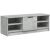 Image de vidaXL Armoire TV gris béton 102x35,5x36,5 cm Bois composite