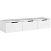 Image de vidaXL Armoire murale blanche 102x30x20 cm Bois composite