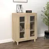 Image de vidaXL Sideboard chêne Sonoma 69,5x34x90 cm Matériau dérivé du bois